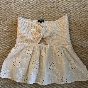 micas crochet twisted top